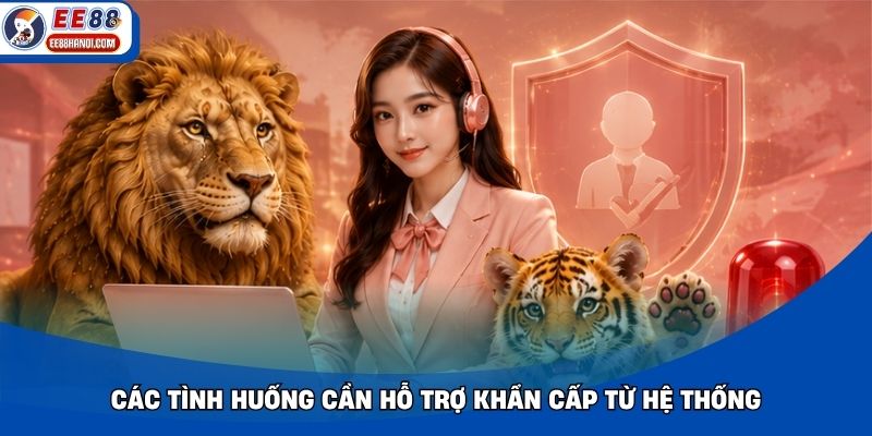 Các tình huống cần hỗ trợ khẩn cấp từ hệ thống